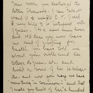 a page of handwritten text