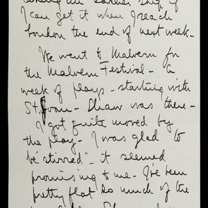 a page of handwritten text