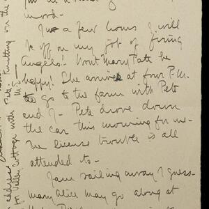 a page of handwritten text