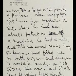 a page of handwritten text