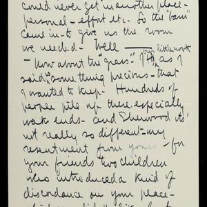 a page of handwritten text