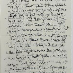 a page of handwritten text