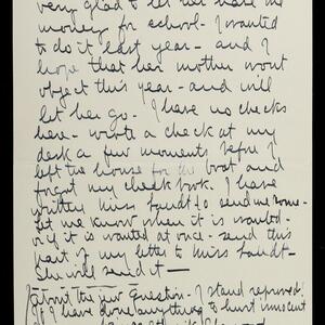 a page of handwritten text