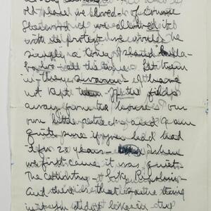 a page of handwritten text