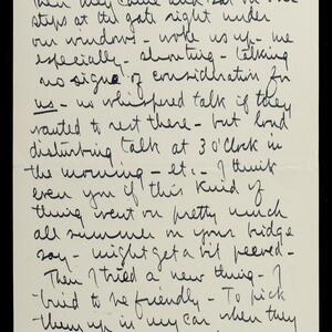 a page of handwritten text