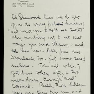 a page of handwritten text