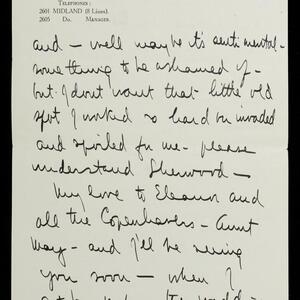 a page of handwritten text