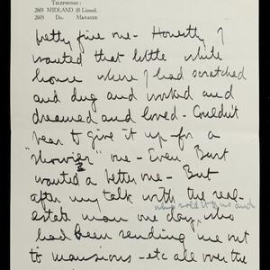 a page of handwritten text