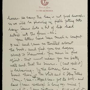 a page of handwritten text