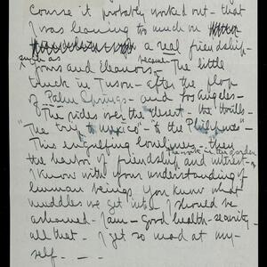 a page of handwritten text