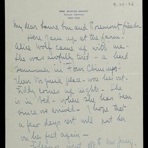 a page of handwritten text