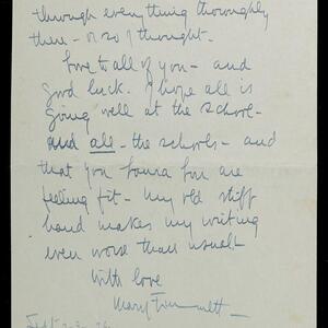 a page of handwritten text