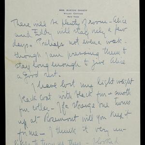 a page of handwritten text