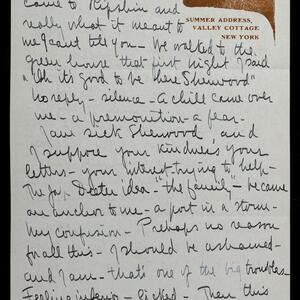 a page of handwritten text