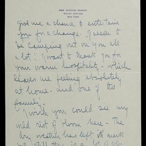 a page of handwritten text