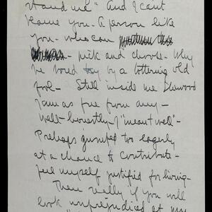 a page of handwritten text