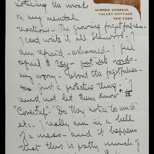 a page of handwritten text