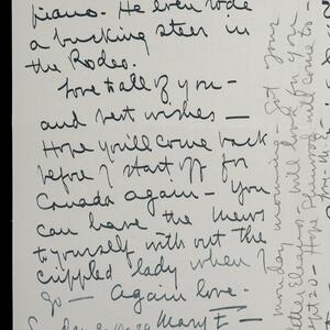 a page of handwritten text