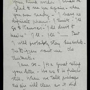 a page of handwritten text