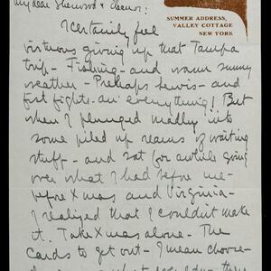 a page of handwritten text