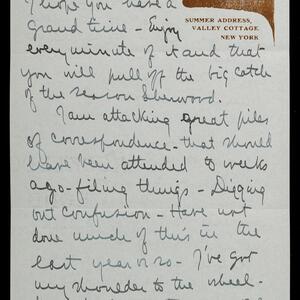 a page of handwritten text