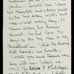 a page of handwritten text