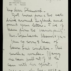 a page of handwritten text