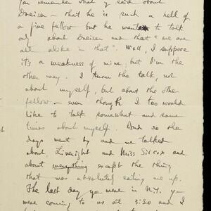 a page of handwritten text
