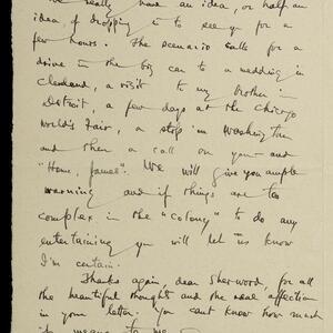 a page of handwritten text