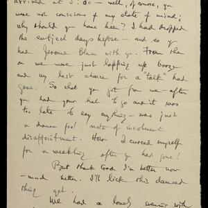 a page of handwritten text