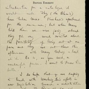 a page of handwritten text
