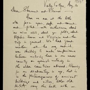 a page of handwritten text