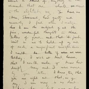 a page of handwritten text
