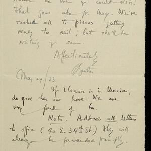 a page of handwritten text
