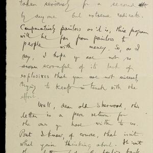 a page of handwritten text