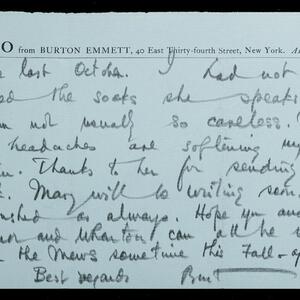 a page of handwritten text