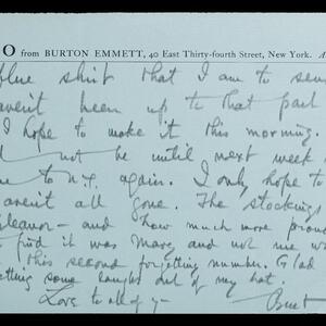 a page of handwritten text