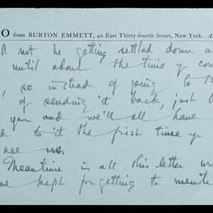 a page of handwritten text