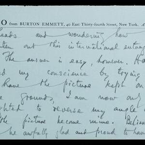 a page of handwritten text