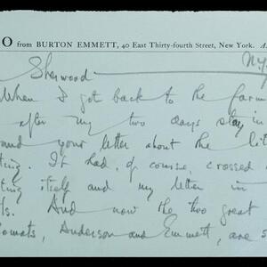 a page of handwritten text