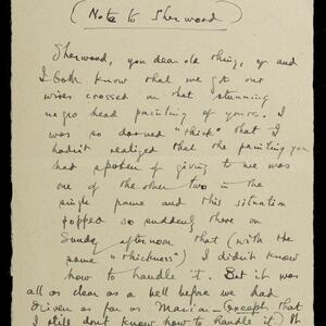 a page of handwritten text