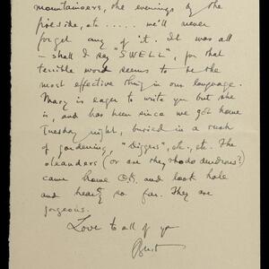 a page of handwritten text