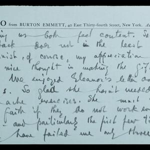a page of handwritten text