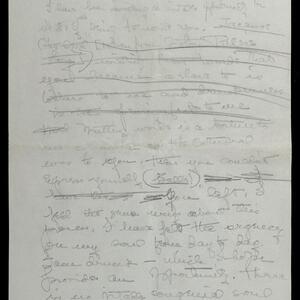 a page of handwritten text