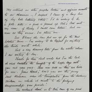 a page of handwritten text