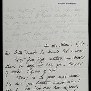 a page of handwritten text