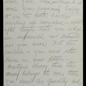 a page of handwritten text