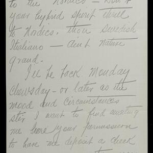 a page of handwritten text