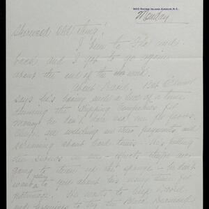 a page of handwritten text