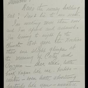a page of handwritten text